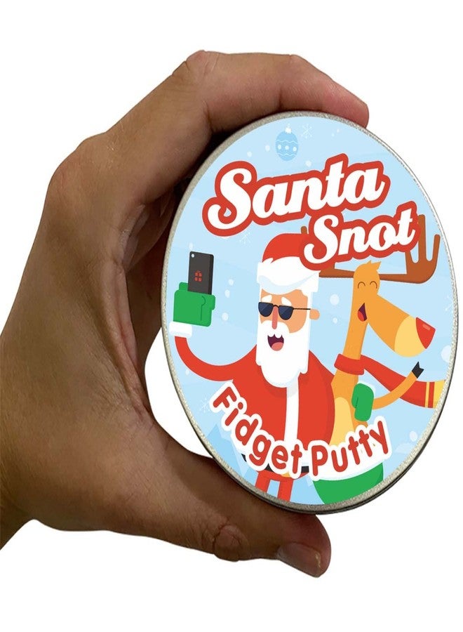 Gears Out Santa Snot Fidget Putty Christmas Stress Relief Gags Weird Stocking Stuffers Secret Santa Gifts for Coworkers Unique White Elephant Ideas Red Putty Santa Gags - Image 5